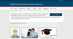 Desktop Screenshot of frankelinsurance.com